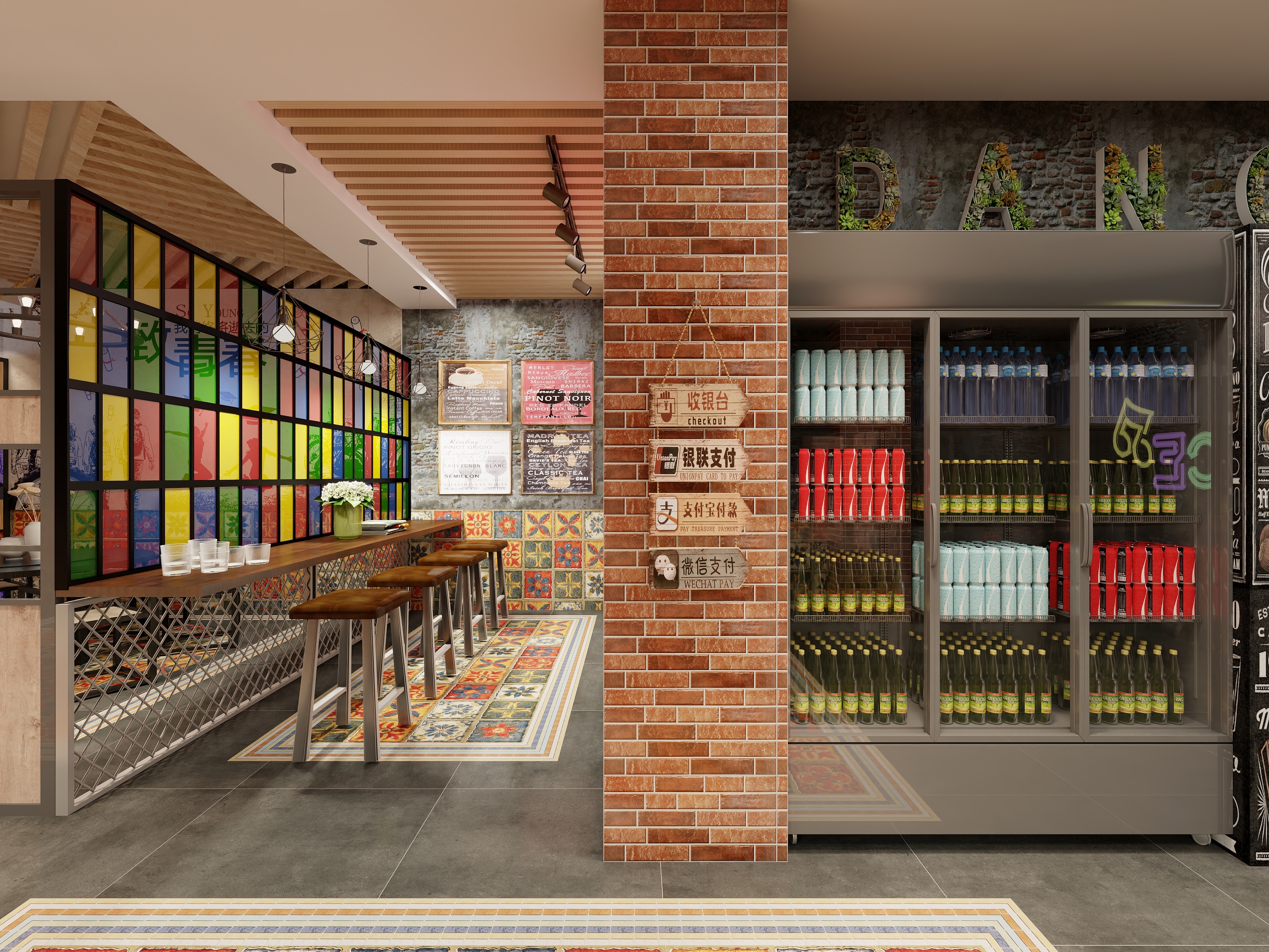 孤独的52赫兹-帅大叔餐馆-孤独的52赫兹装修效果图