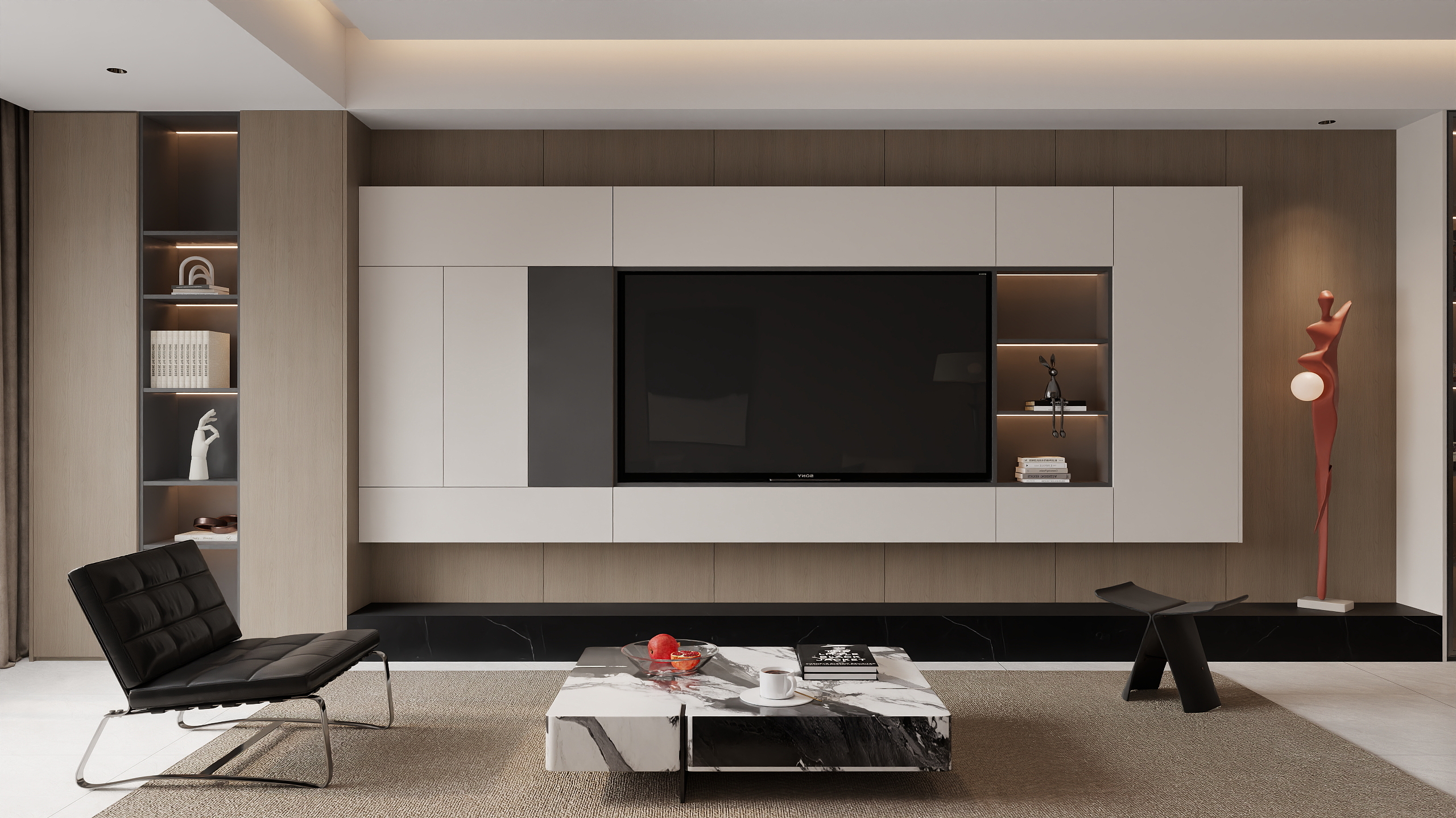 沐光|知行视觉设计工作室-阿东-洪大合悦滨江-装修设计方案