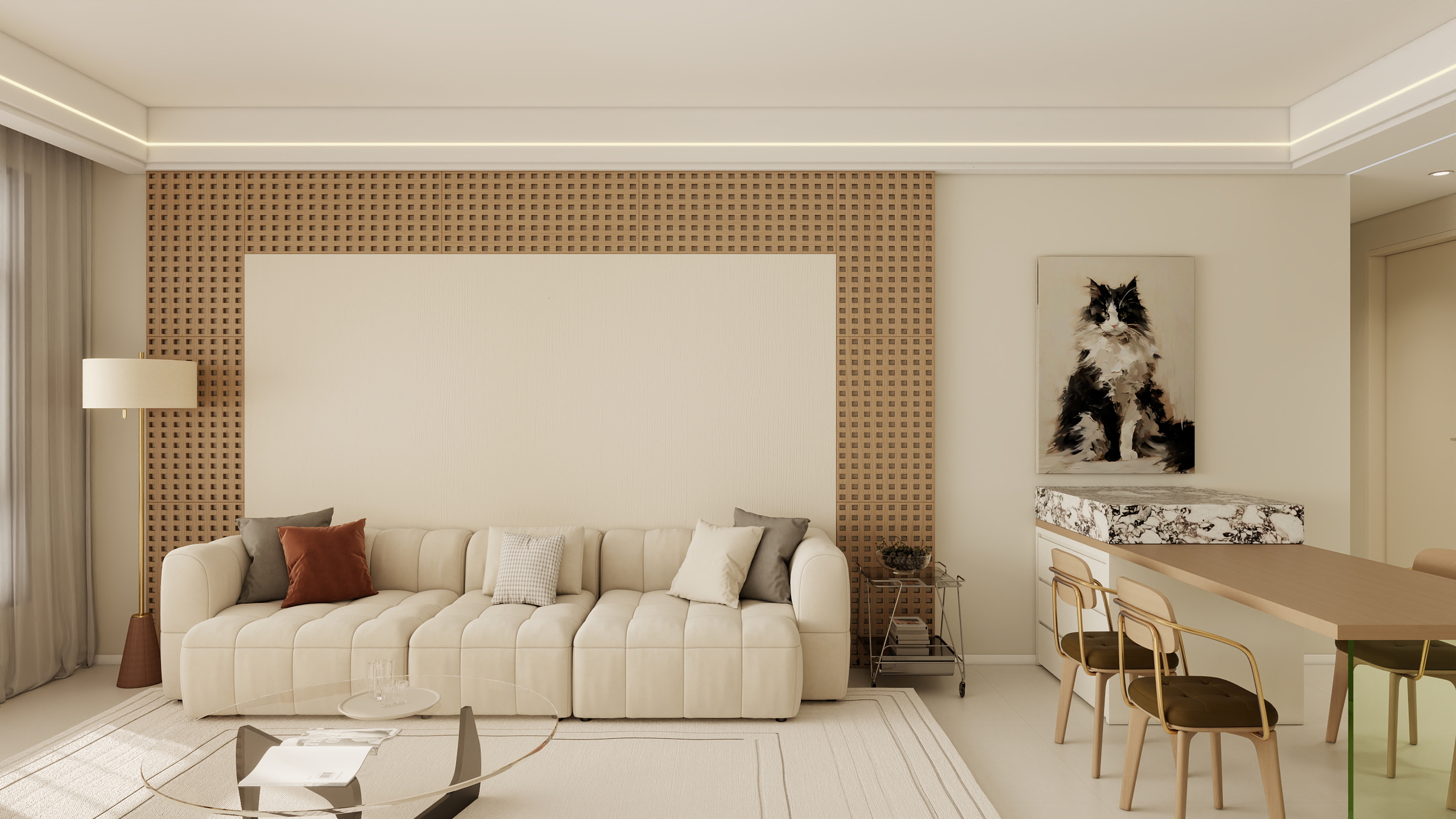 MC的幸福生活-碧桂园上城奶油风-装修设计方案