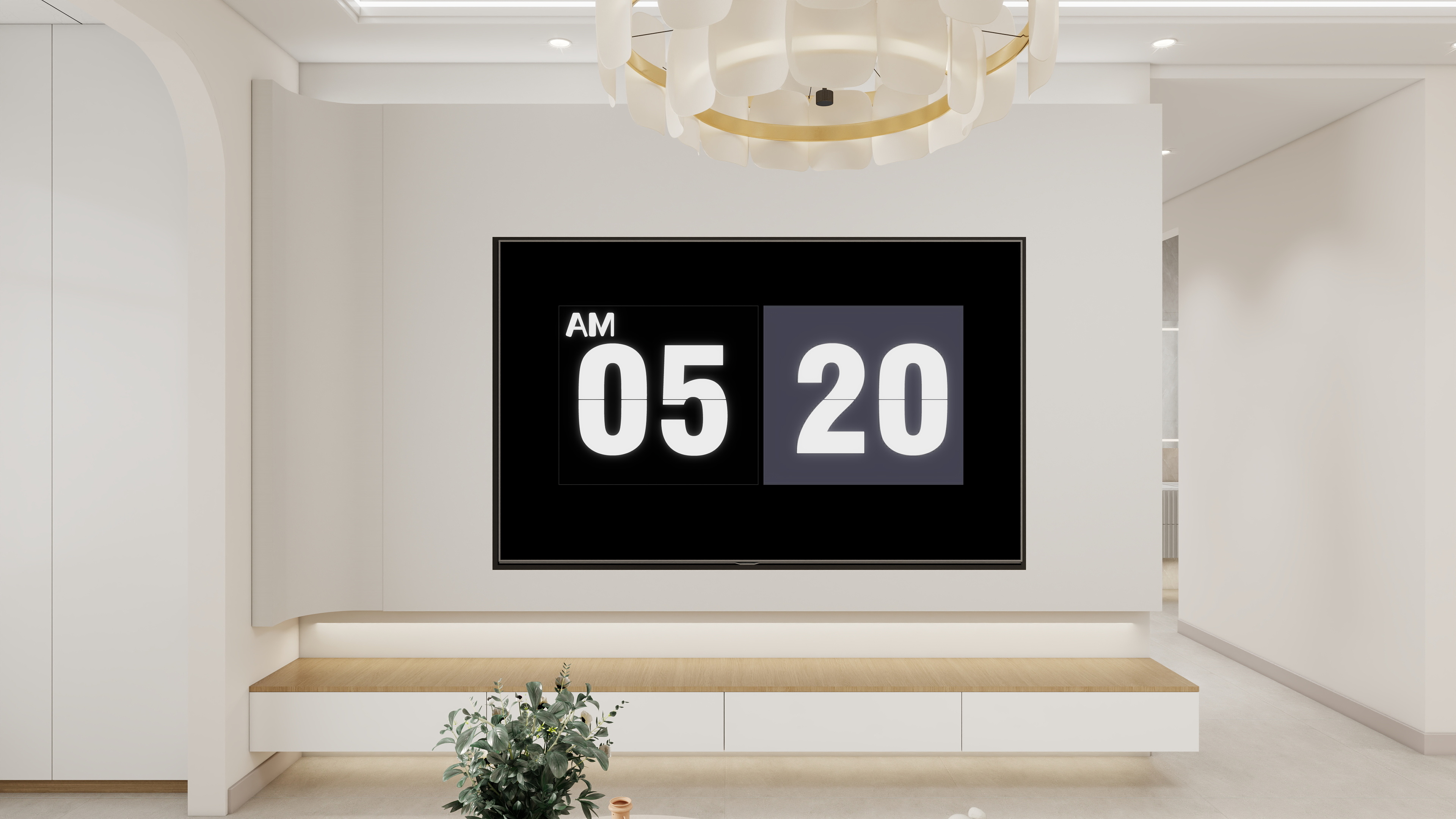 艺雅丽-87平现代简约 装修效果图