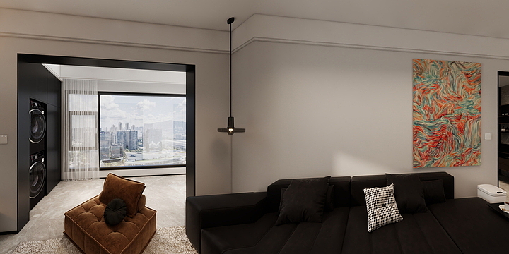 Coke設計-长沙-寰宇天下3栋-1单元1102室-苏女士-装修设计方案