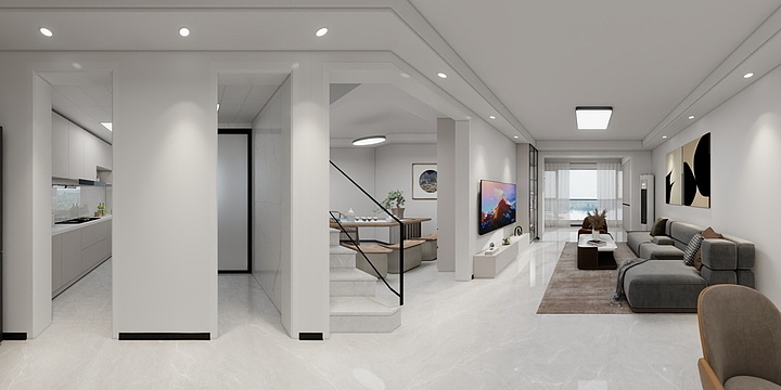 凡思设计-嘉信悦郡2栋1单元803-装修设计方案