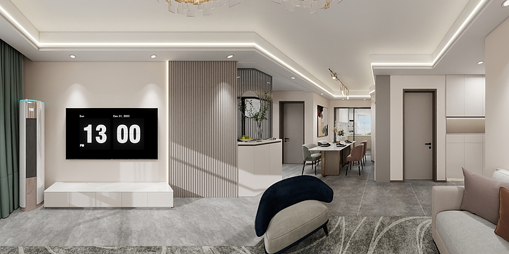 只做适合自己的家-简约风-装修设计方案