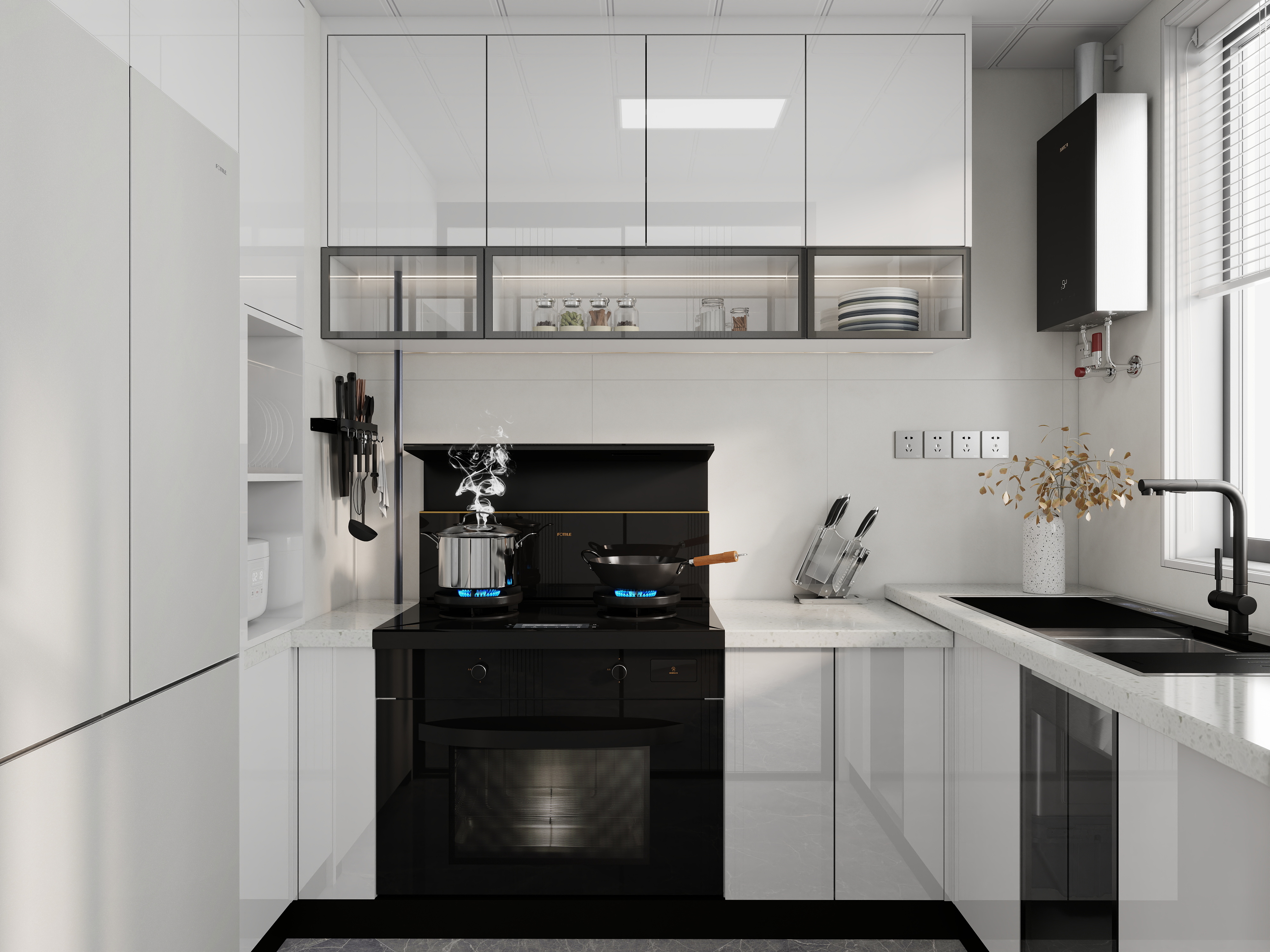 苏北-蚌埠-宿州市光彩大市场方太体验店-刘婉茹-清漪园12-1-2503-装修设计方案