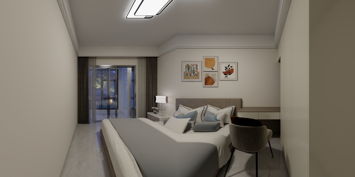 乐佳-全屋定制-楚岳公馆19-1303-装修设计方案