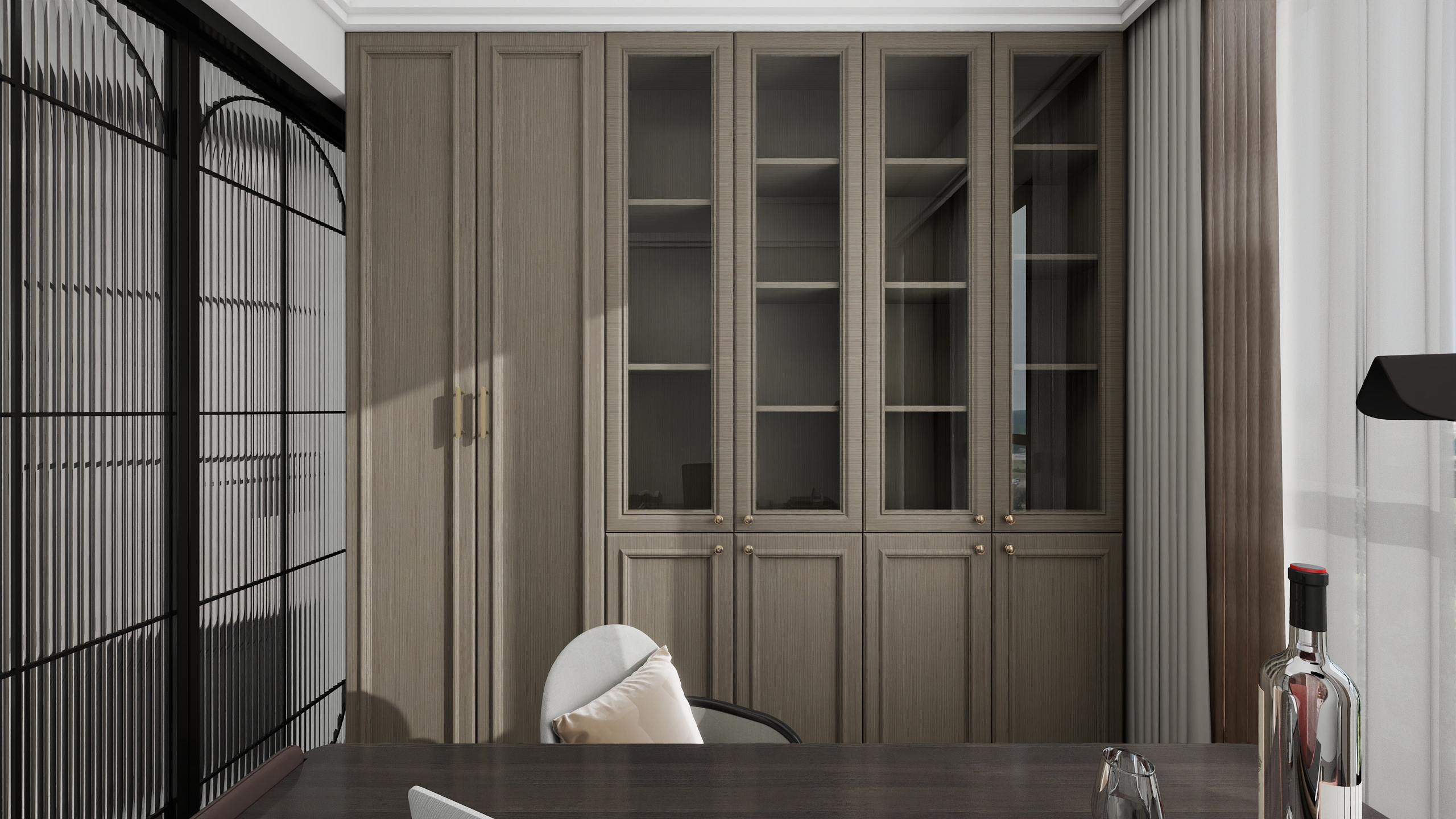 平湖龙匠1-95㎡3室装修效果图