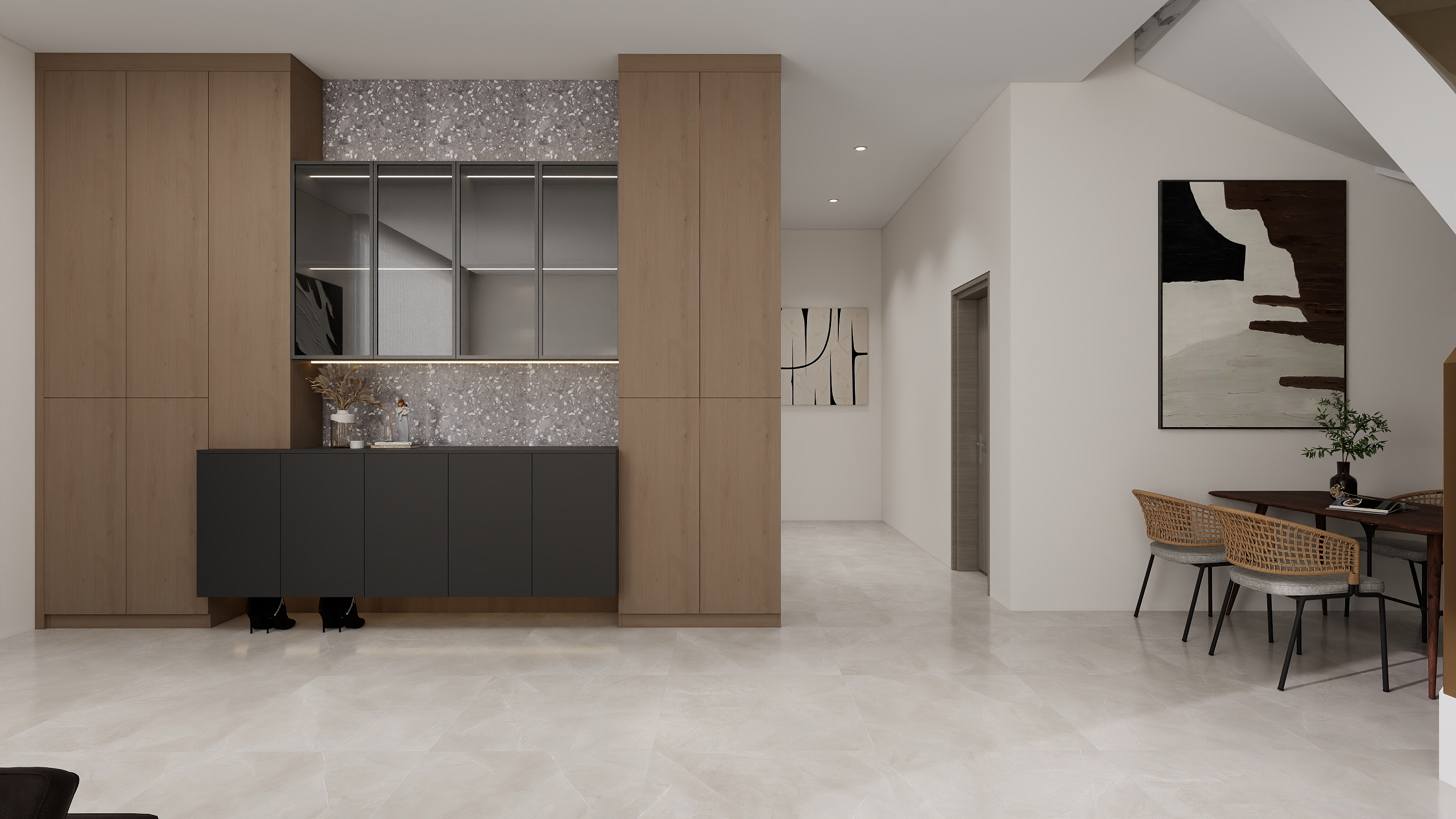 高定-设计-隆兴自建住宅一楼-装修设计方案