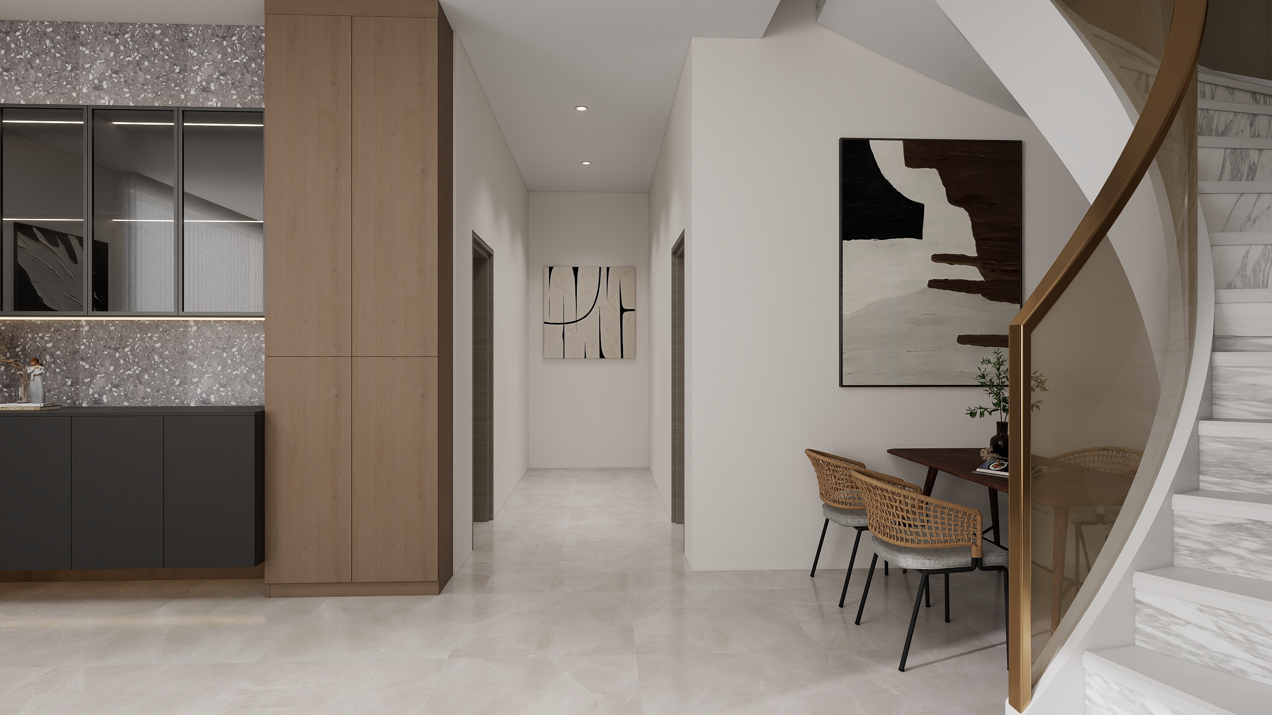 高定-设计-隆兴自建住宅二楼房间-装修设计方案