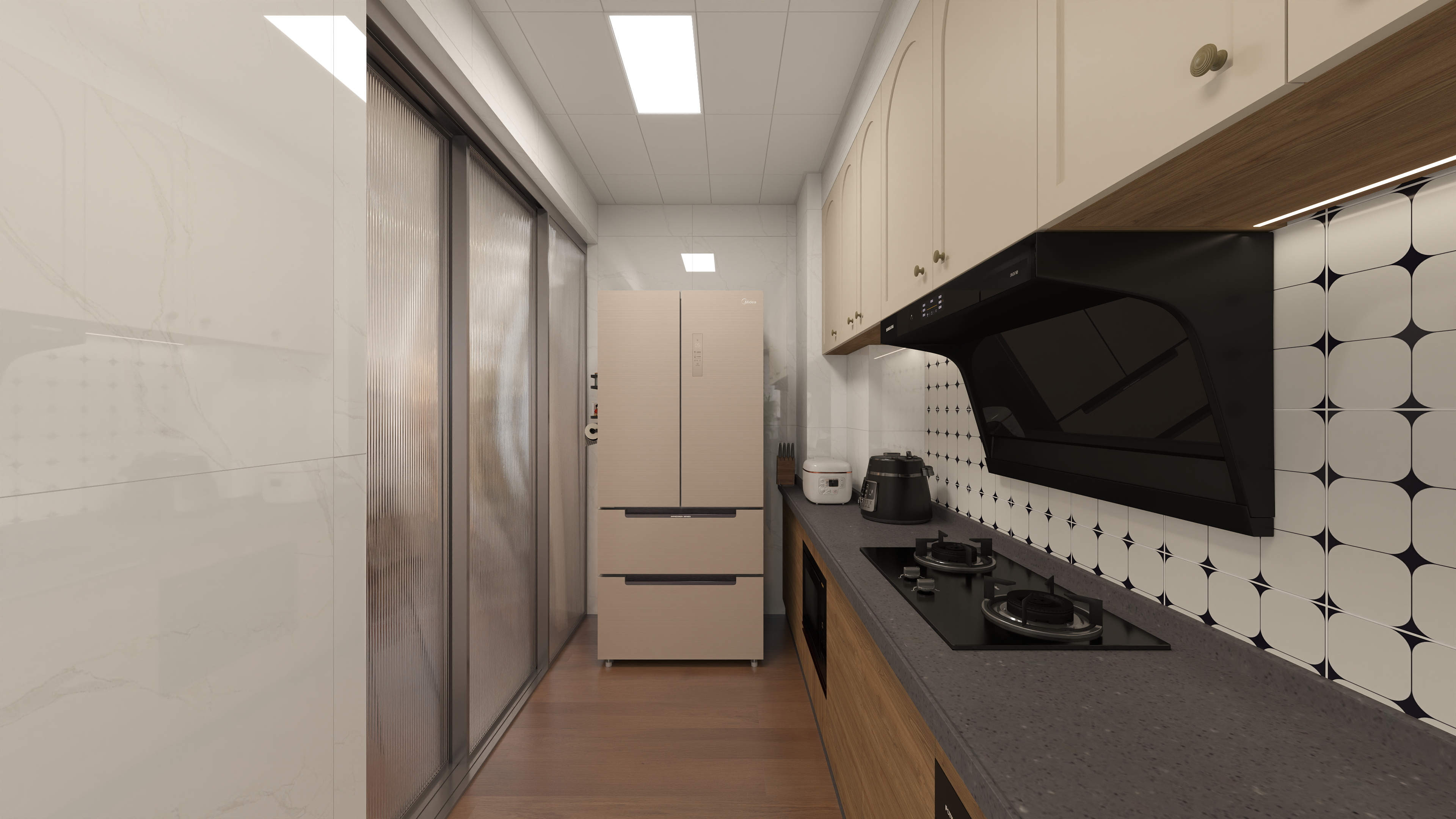 阿行设计-万通-清新混搭-装修设计方案