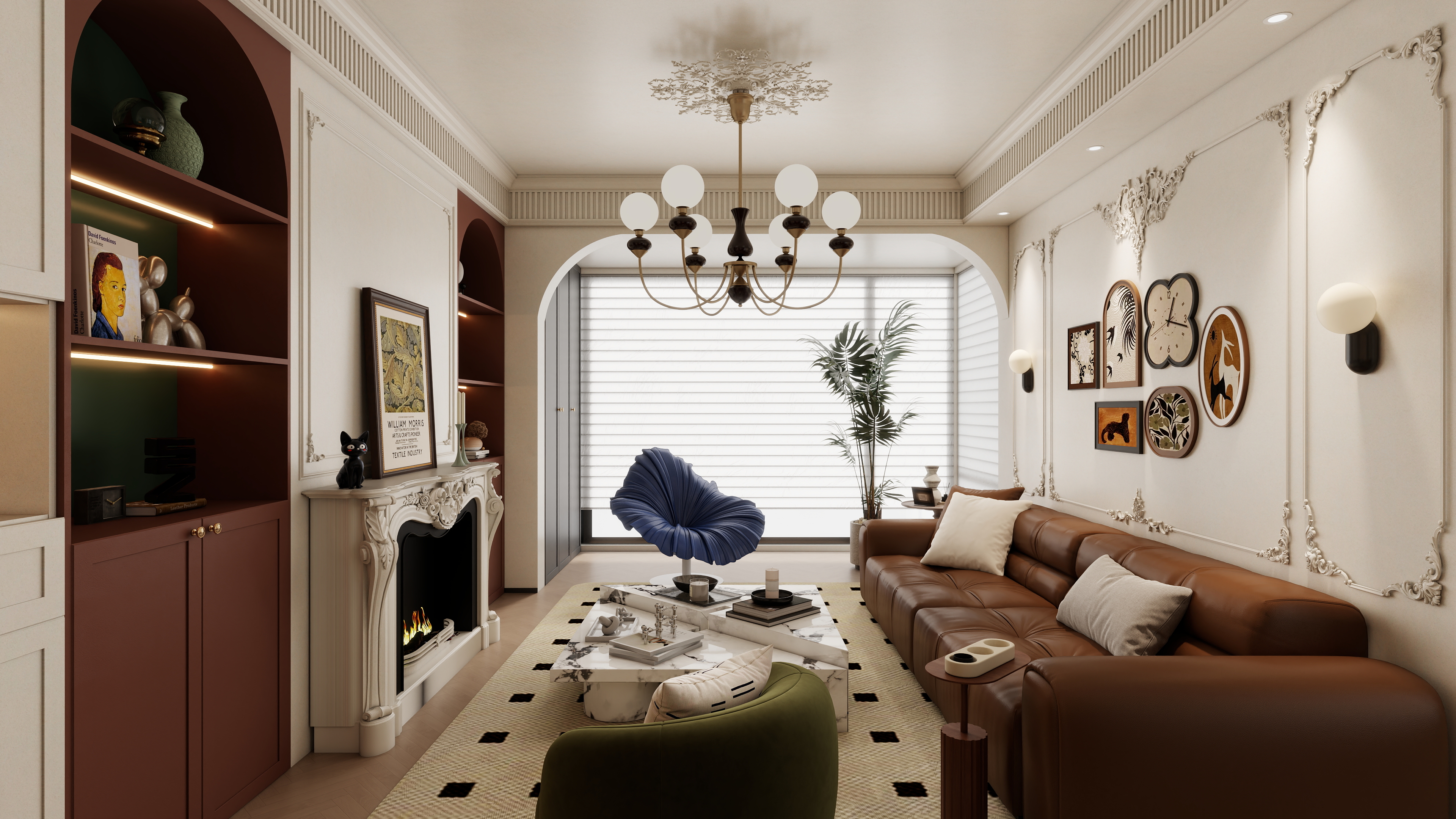 Jerry-空间设计-法式复古风-装修设计方案