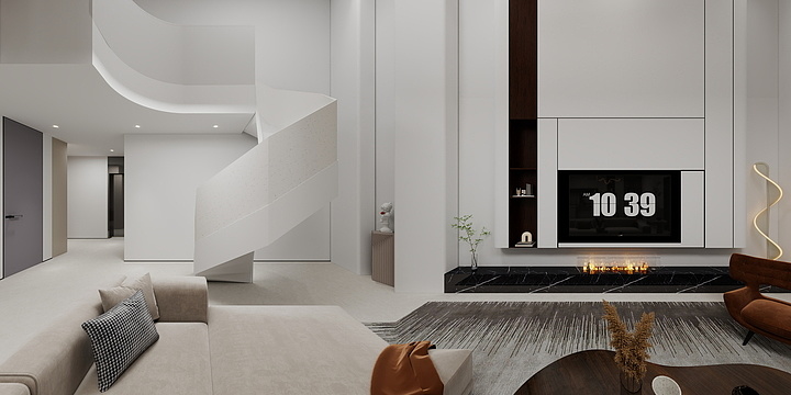 梁凯设计工作室-意式极简-装修设计方案