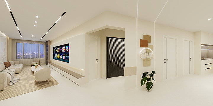 百木建筑装饰设计-金茂华府 19-1-302-装修设计方案