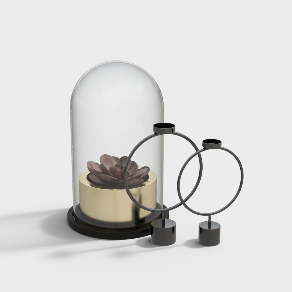 装饰摆件组合3D模型