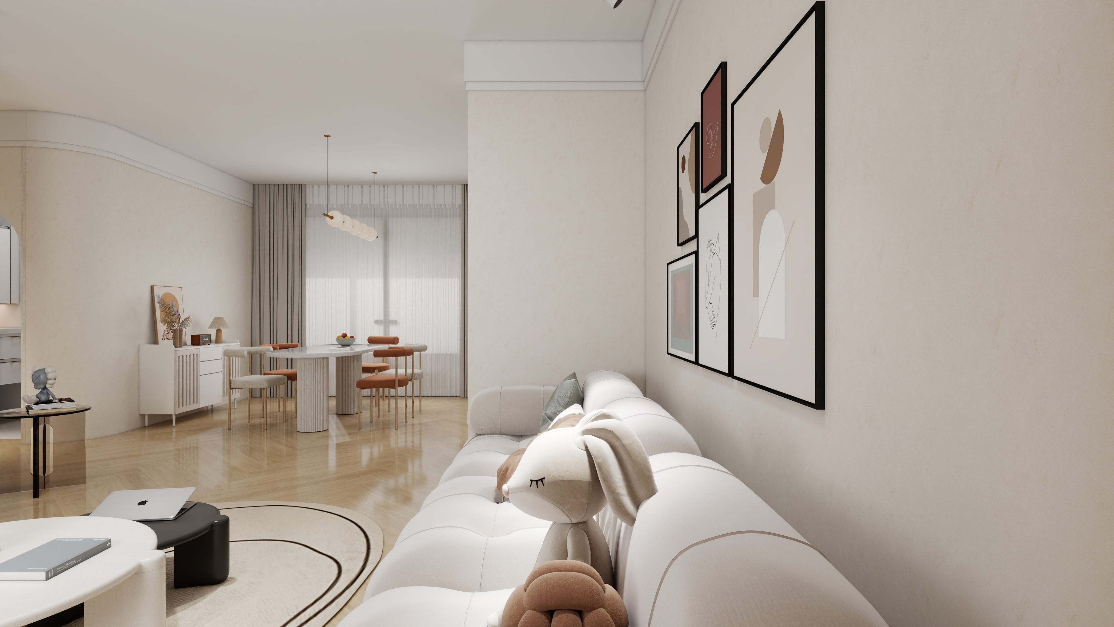 宇宙航行-翠竹御景108㎡3室-装修设计方案