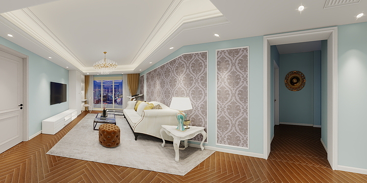 QD设计司-欧式随珠花园-装修设计方案