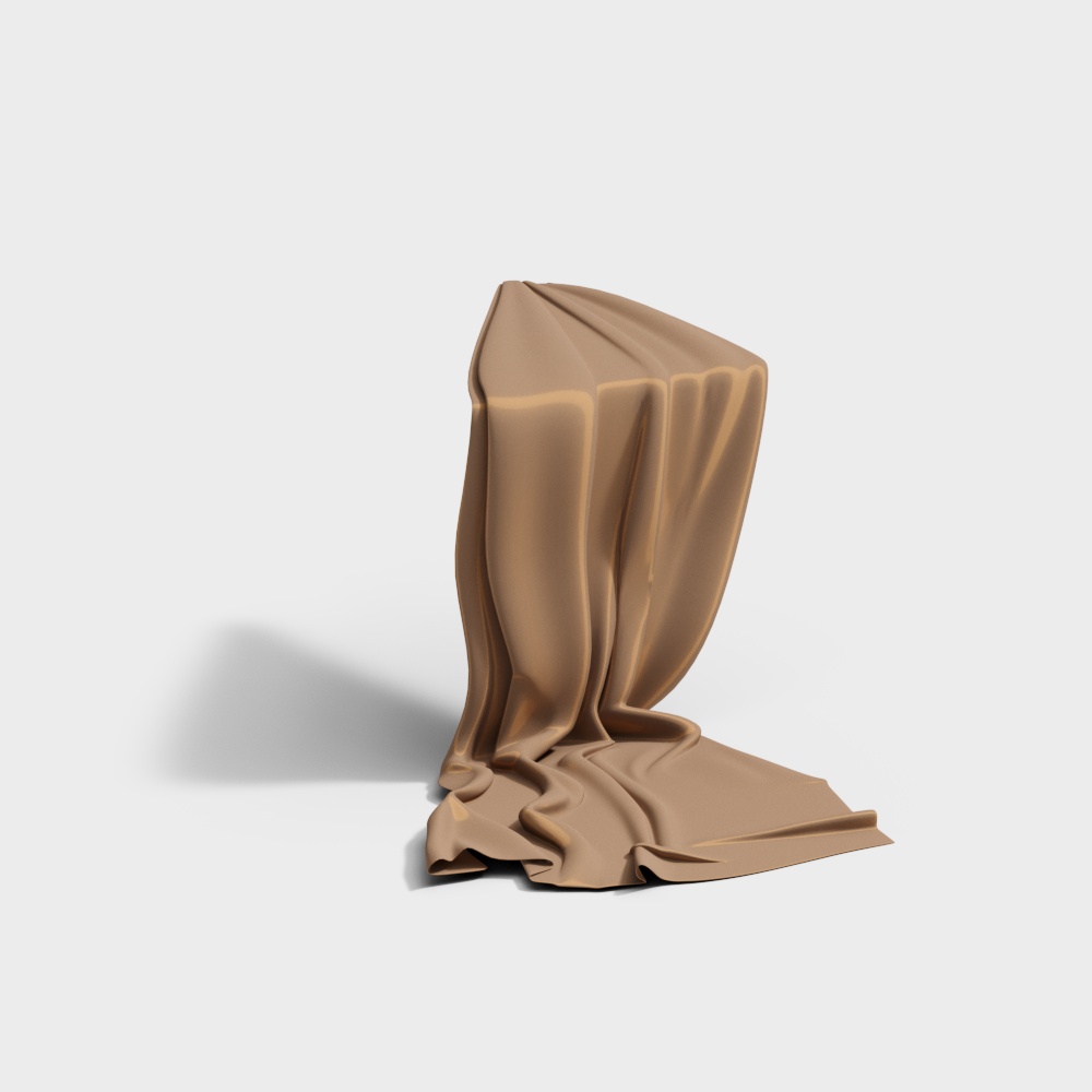现代搭巾3D模型