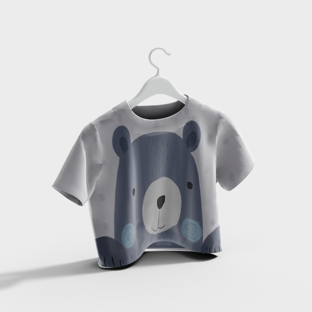 儿童衣服3D模型