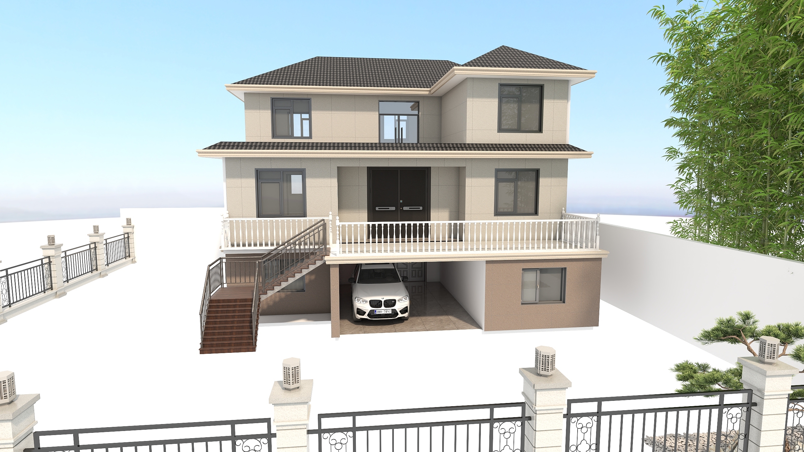 客寓浠城-自建房三层-装修设计方案