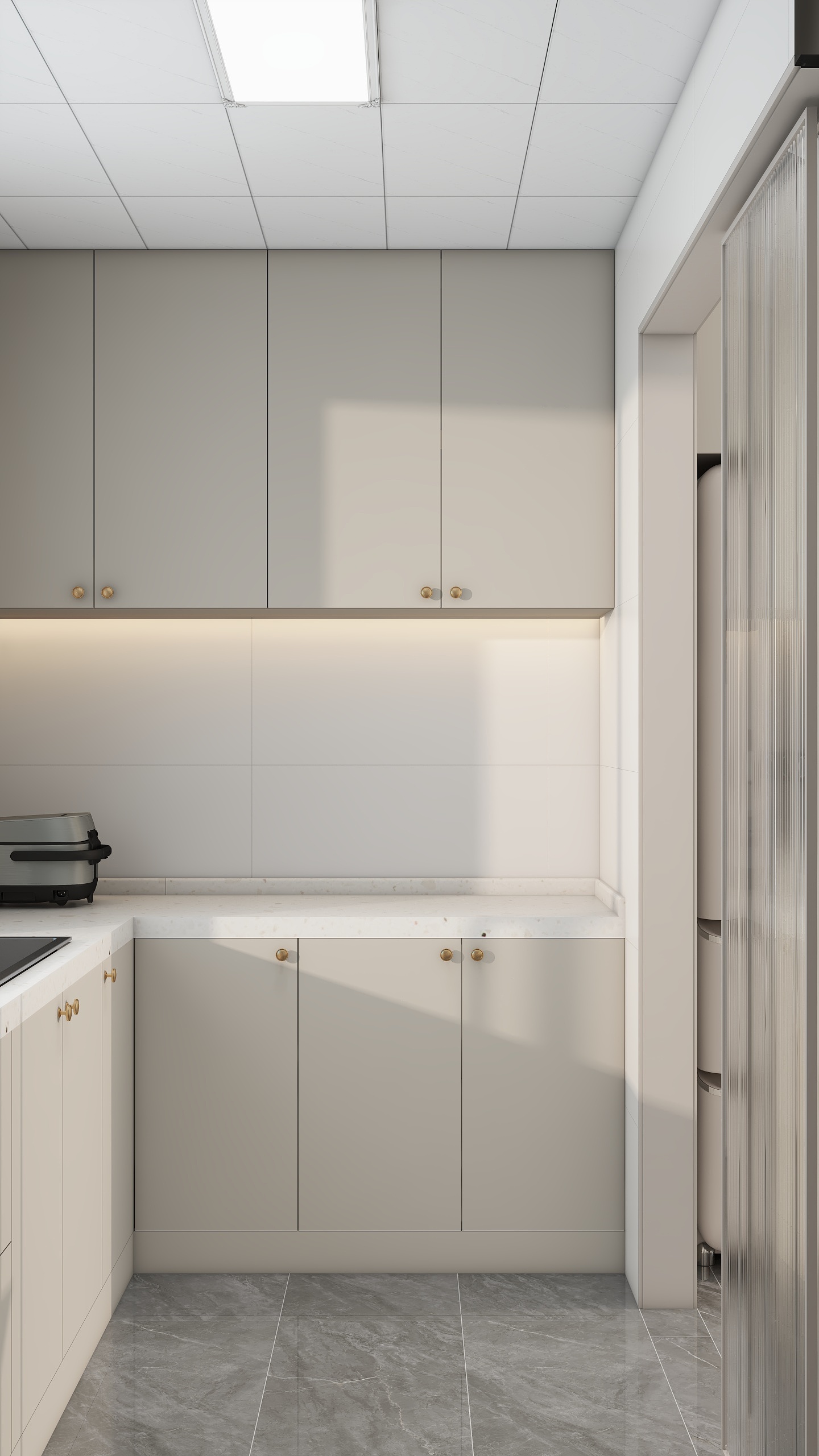 李青越-107平方现代简约风格三居室装修效果图