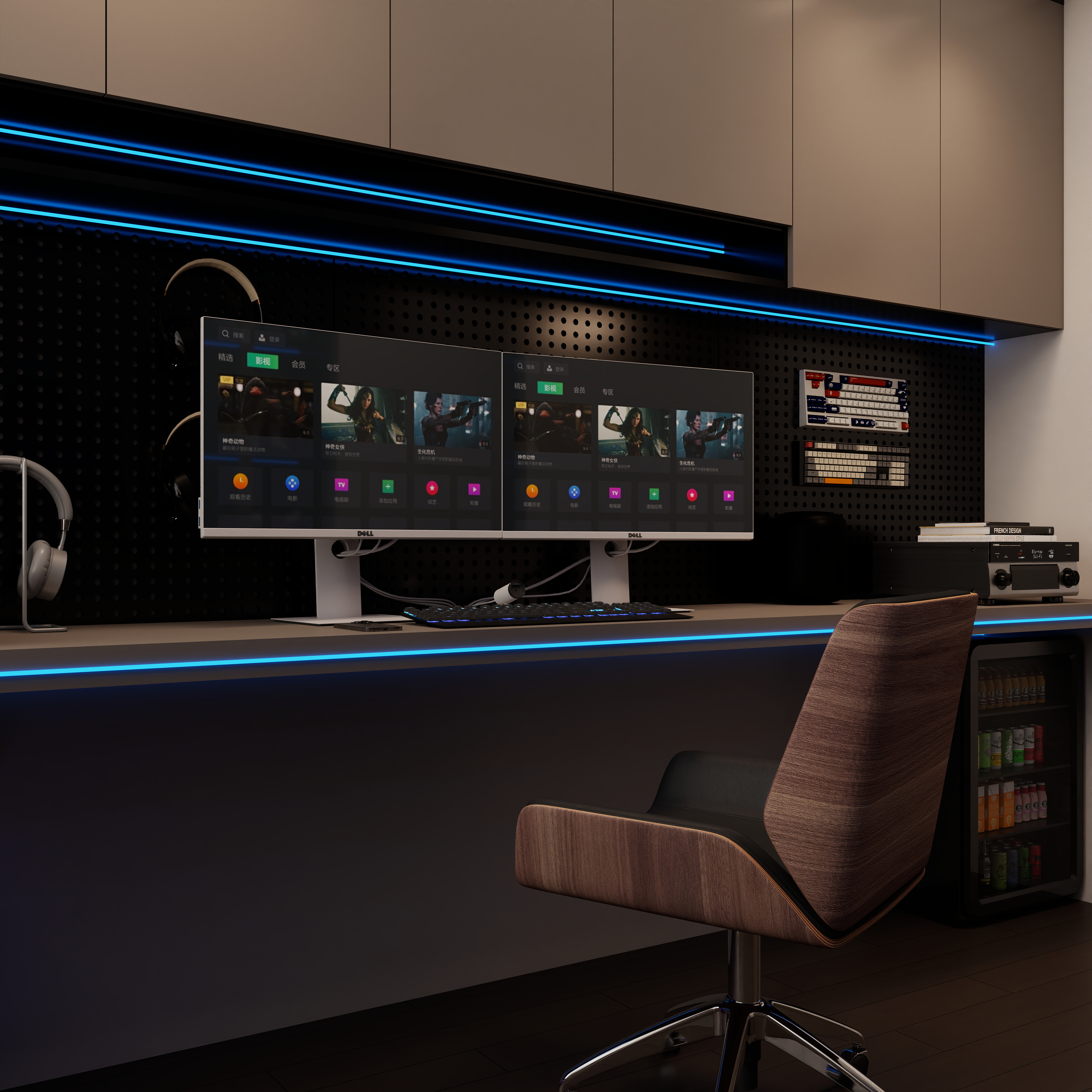 壹诺设计工作室-124㎡4室-现代简约装修效果图