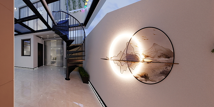 设计工程何冰-江门碧海银湖北岸花园示范工程案例-装修设计方案