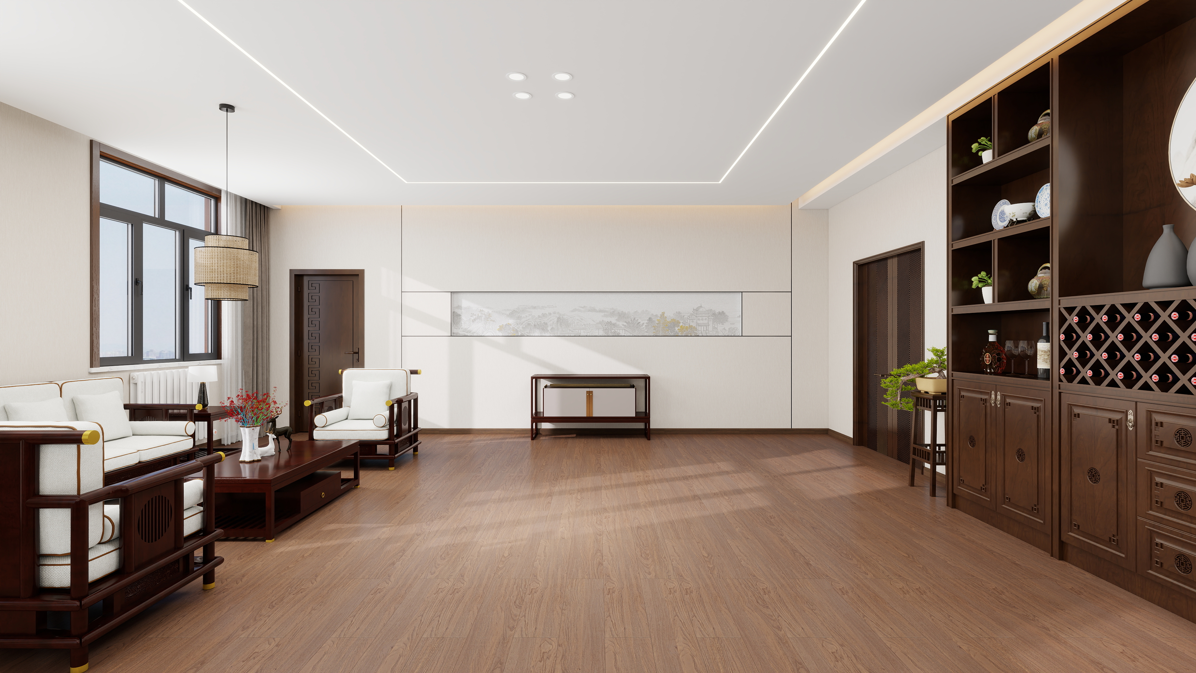 宸瀚家居-五层董事长办公室-装修设计方案