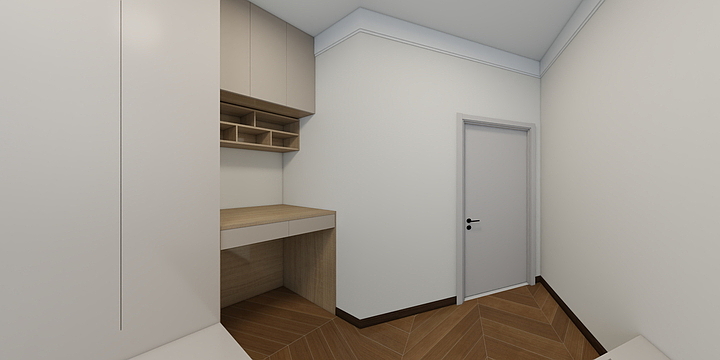 sunflower888888-德信海德公园83.00㎡A2’3室2厅1卫1厨-装修设计方案