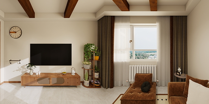 ZHI空间丁设计-二十二所家属院效果展示-装修设计方案