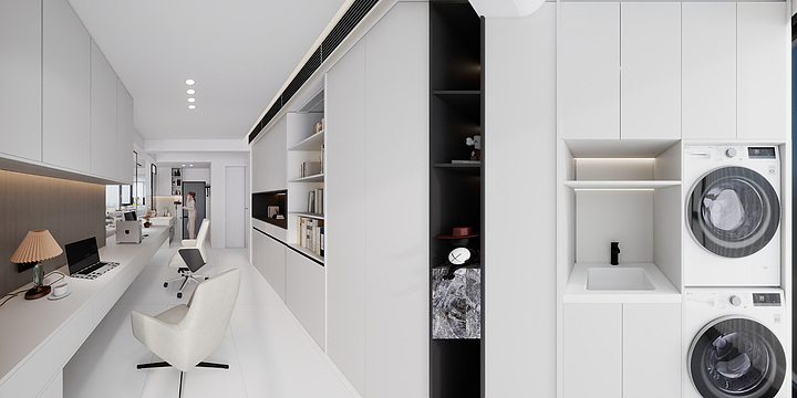 室内设计丨陈先森-凤冈绿城花园现代风格全景0127-装修设计方案