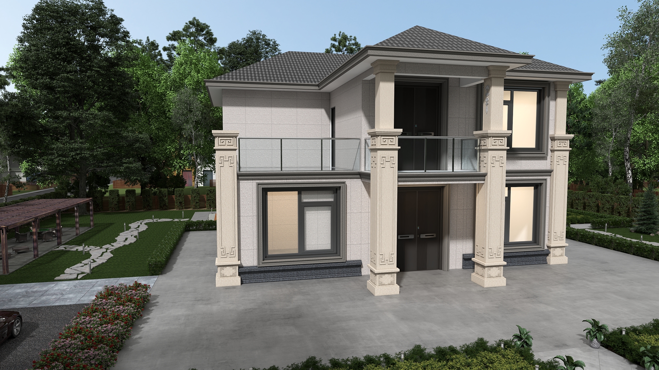 客寓浠城-自建房二层-装修设计方案