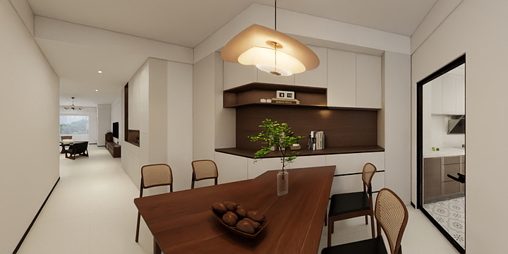 在线设计方案-121平方米中古-装修设计方案