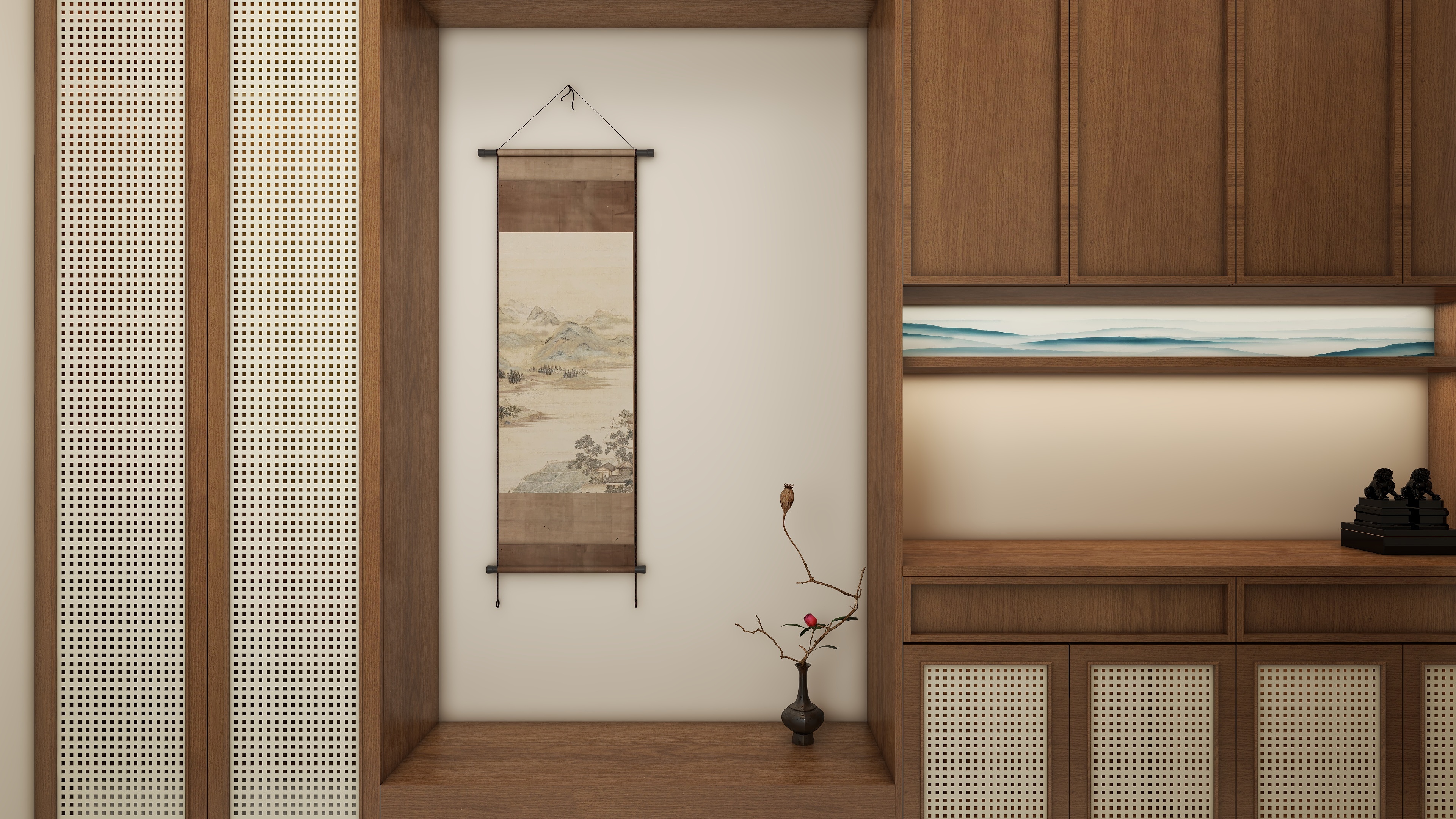 设计师言色-200平米4居室 宋式美学装修效果图