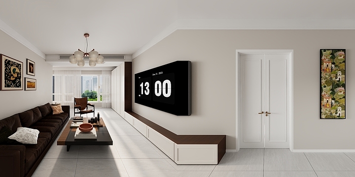 济宁小米装饰-保利堂悦-110平-中古-装修设计方案