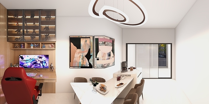 全屋整装定制阿坤-誉山52-1602-装修设计方案