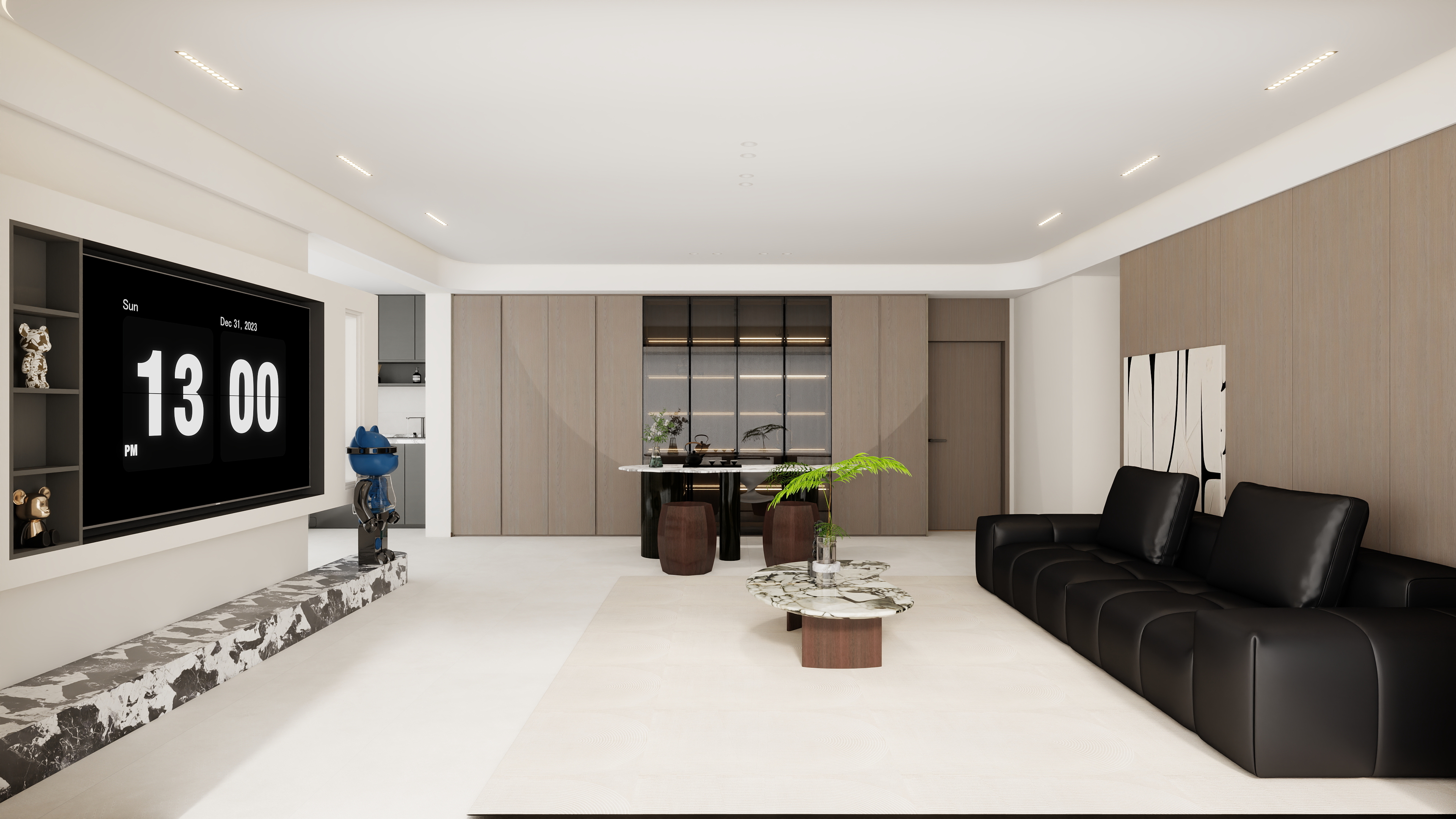 马迅-现代简约231㎡4室-装修设计方案