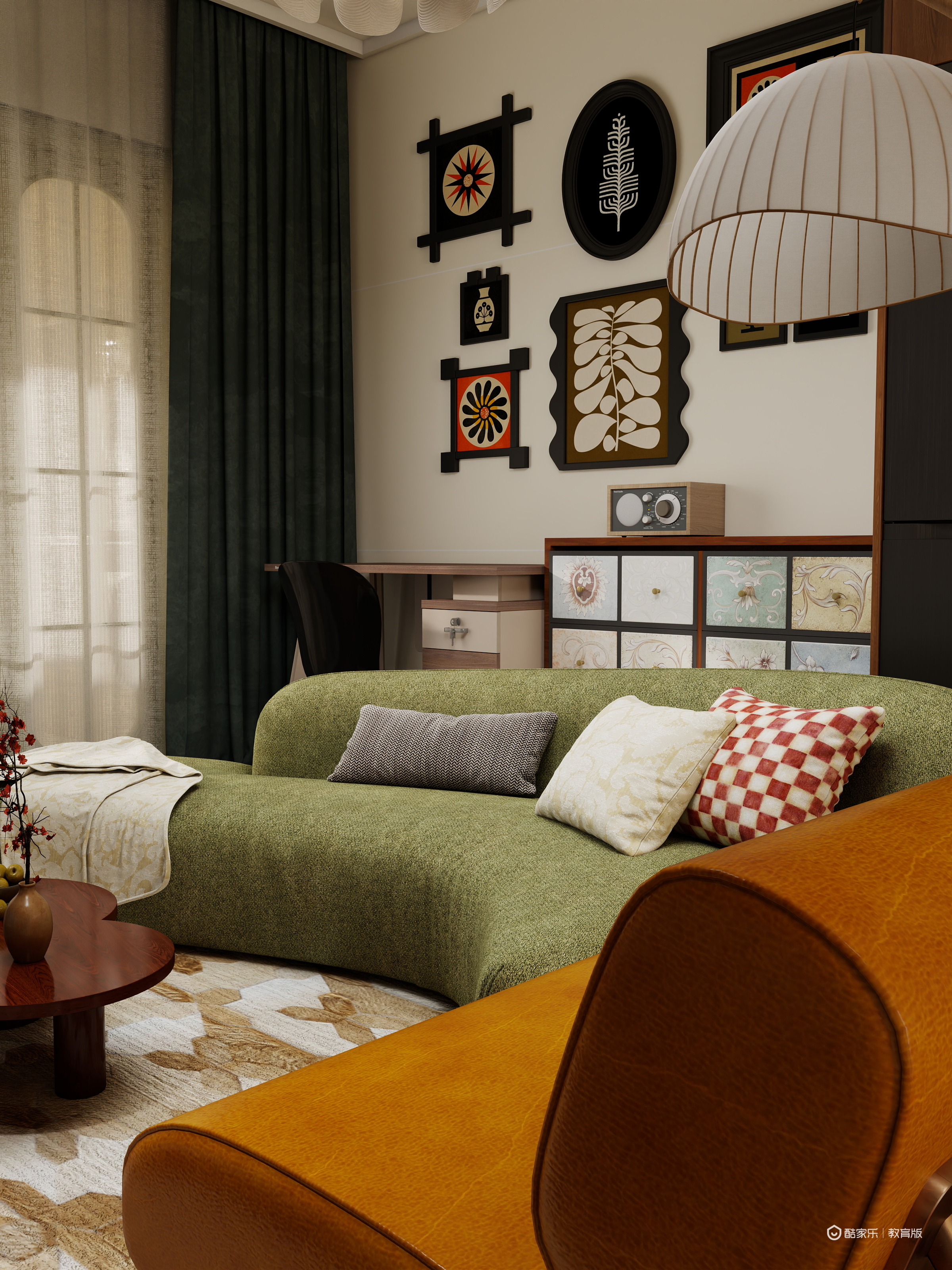 翁雨馨-114㎡3室装修效果图