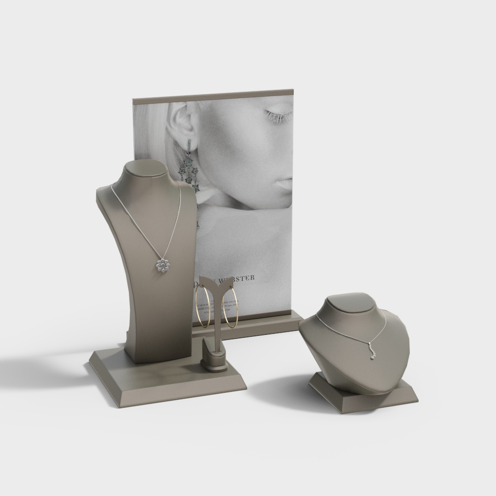 首饰台3D模型
