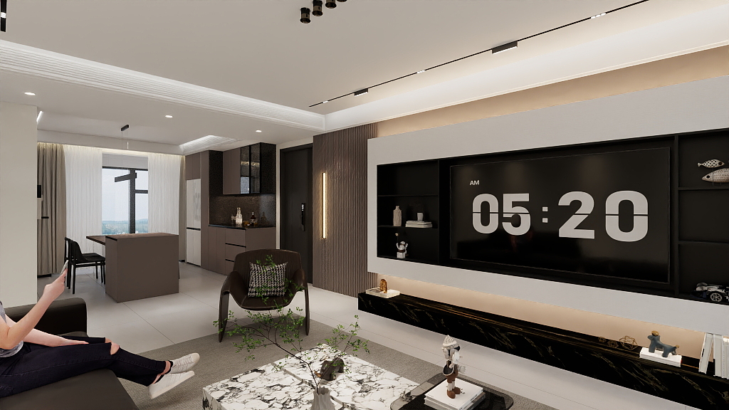 阿立sheji-西郡原著效果图设计-装修设计方案