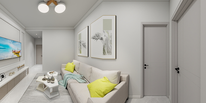 Q齐露Q-纺机一区-装修设计方案