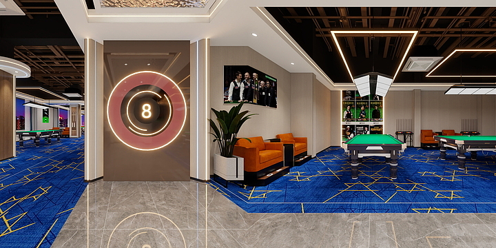学远XueYuan-独牙台球俱乐部-装修设计方案
