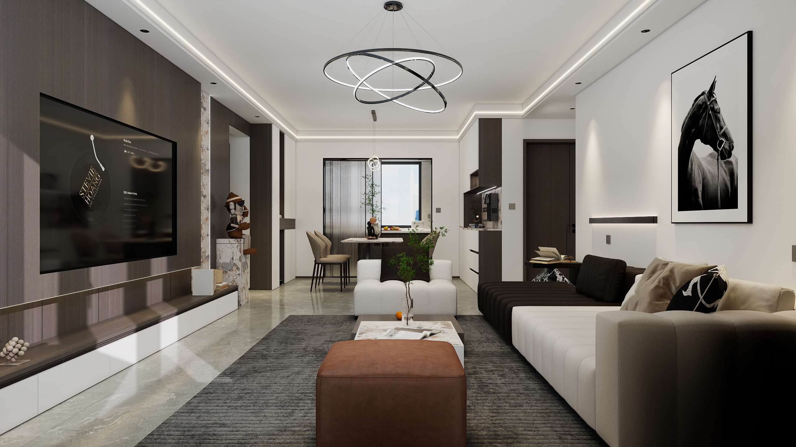 丨默涵丨-轩苑尚品-后现代-装修设计方案