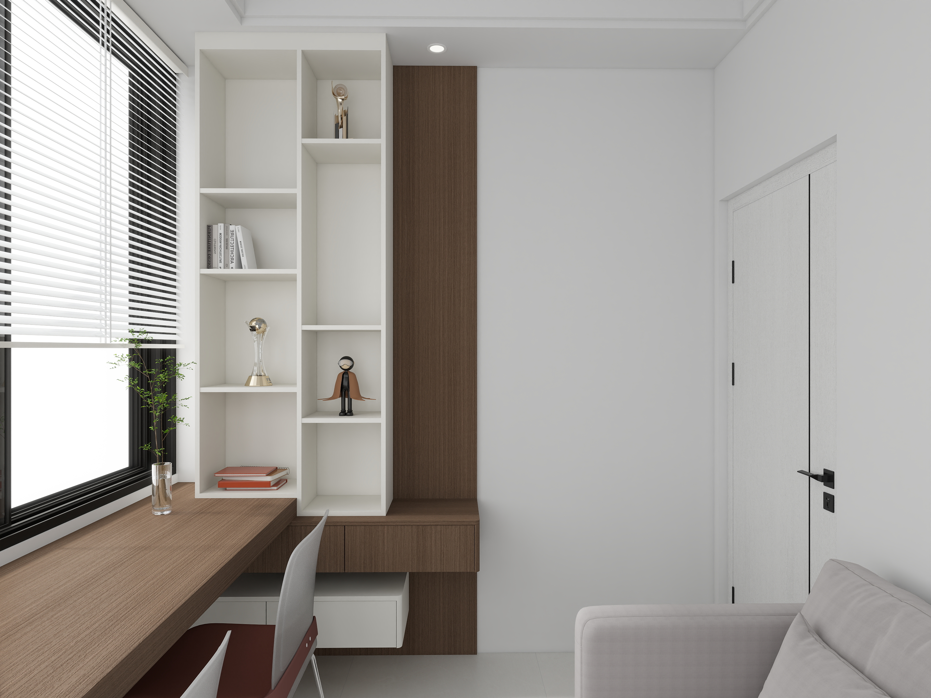 三翼鸟全案设计-德江麒龙公园里114㎡3室装修效果图