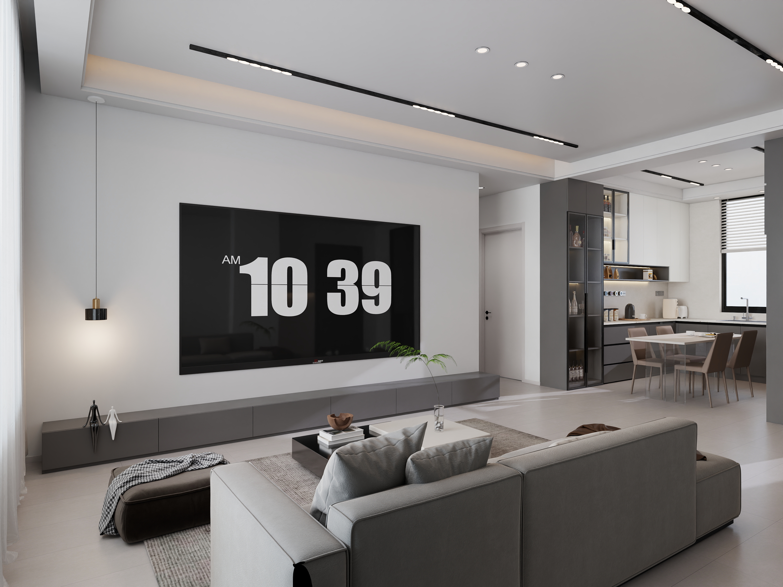 设计师杨杨yy-雅园112平2-3-101现代黑白灰-装修设计方案