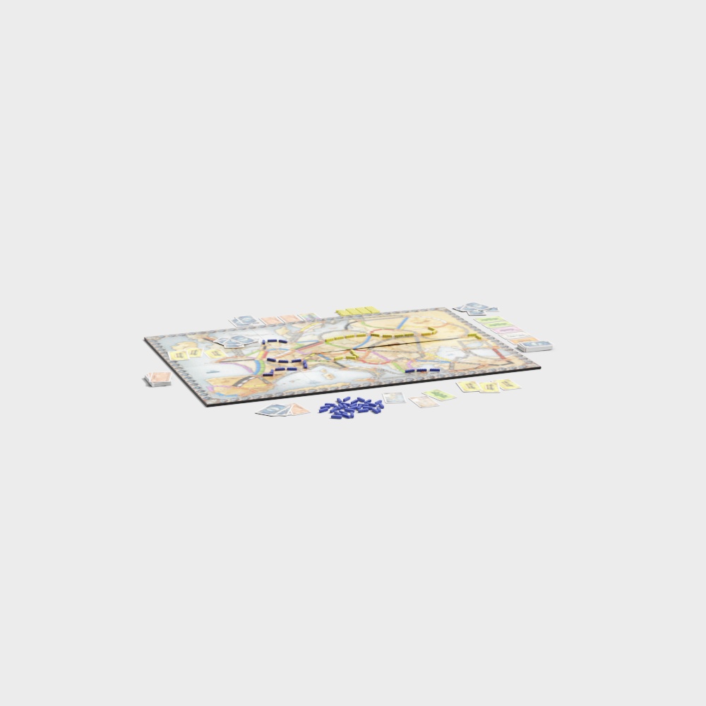 棋盘道具3D模型