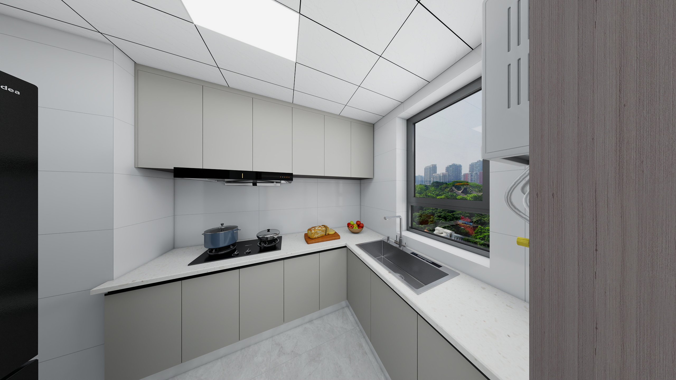 山东诚鸿装饰-华夏天熙二单元2楼-装修设计方案