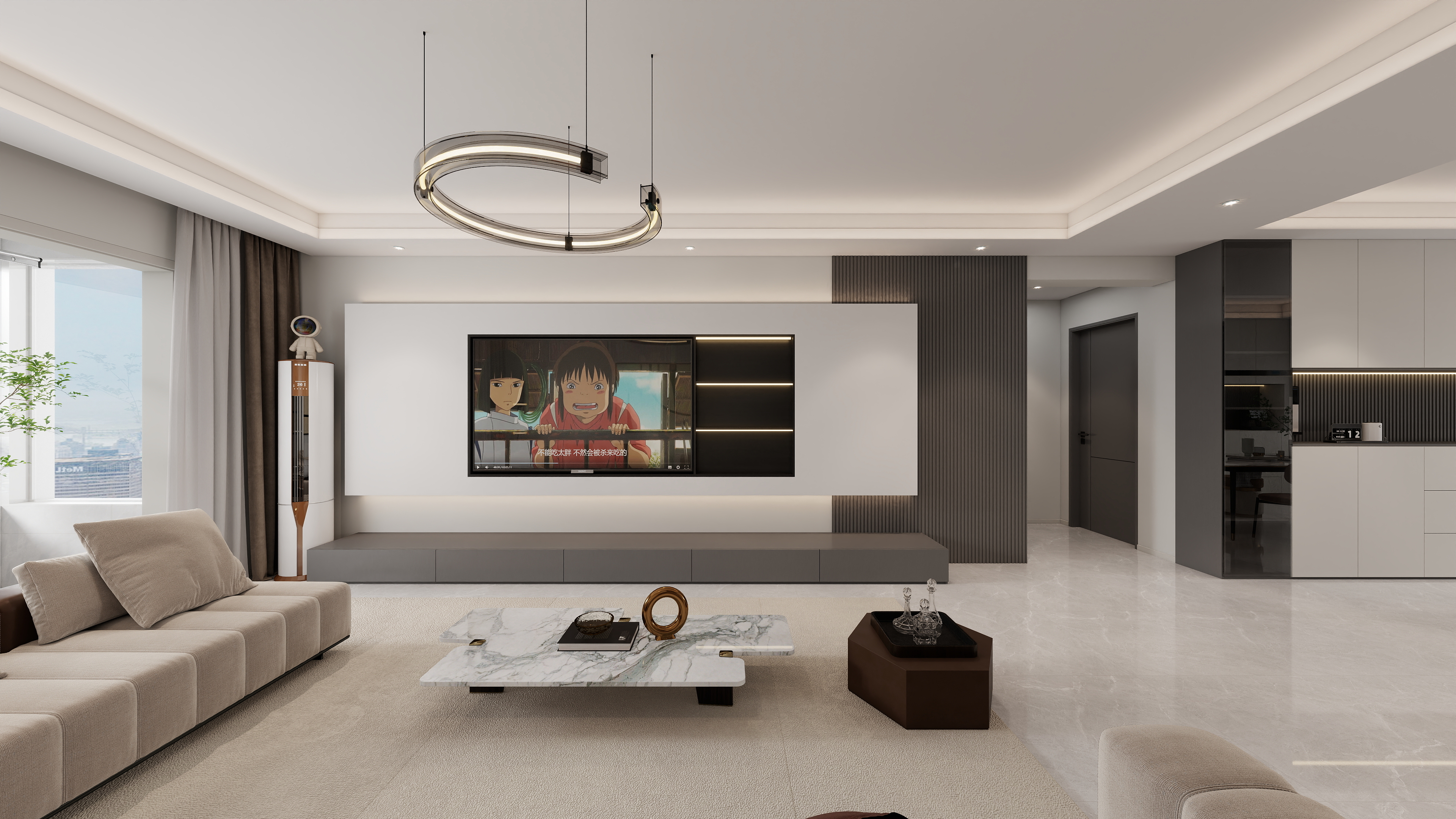 胖头鱼设计-胖鱼现代简约风144㎡三室-装修设计方案