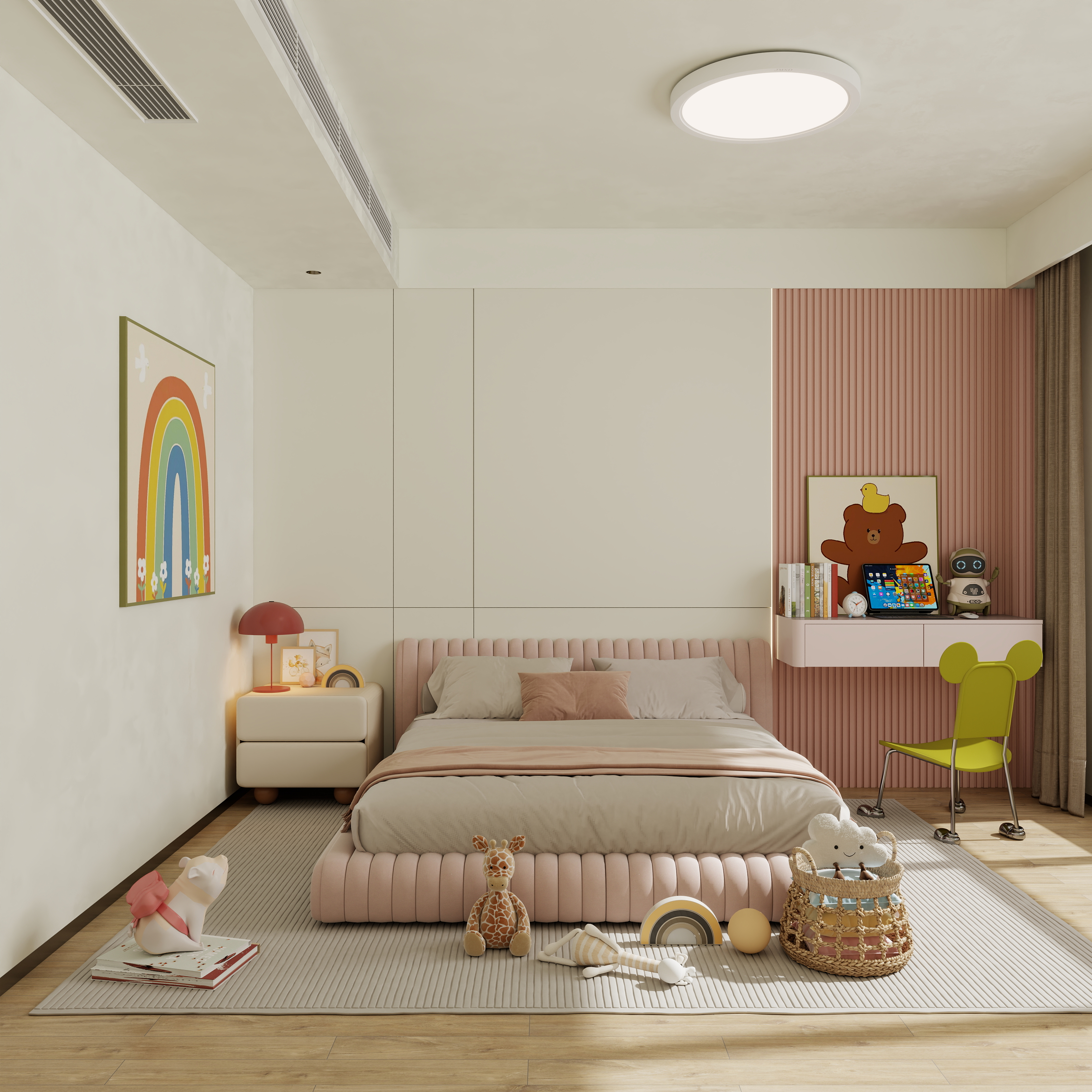 A周素人设计-70平的快乐之家装修效果图