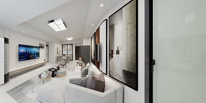 绵阳若信装饰设计-铂金华府-9-201号-装修设计方案