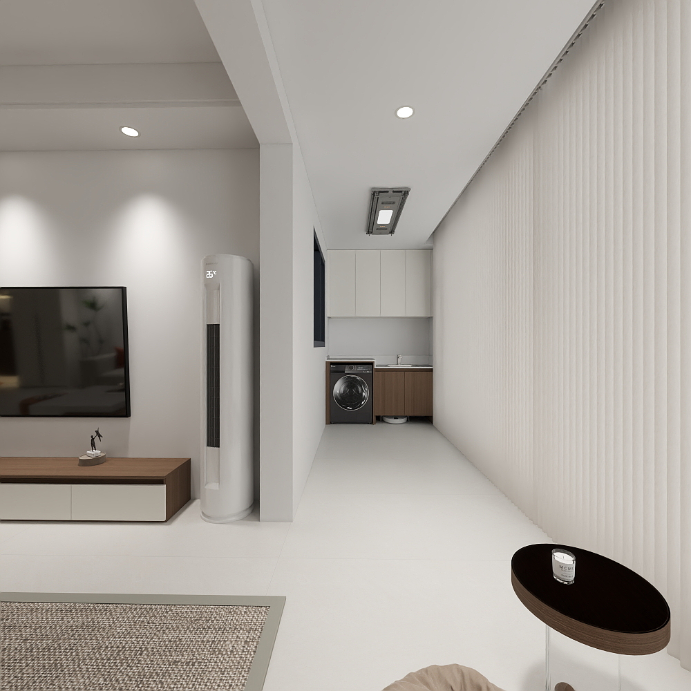 三翼鸟全案设计-德江麒龙公园里114㎡3室装修效果图