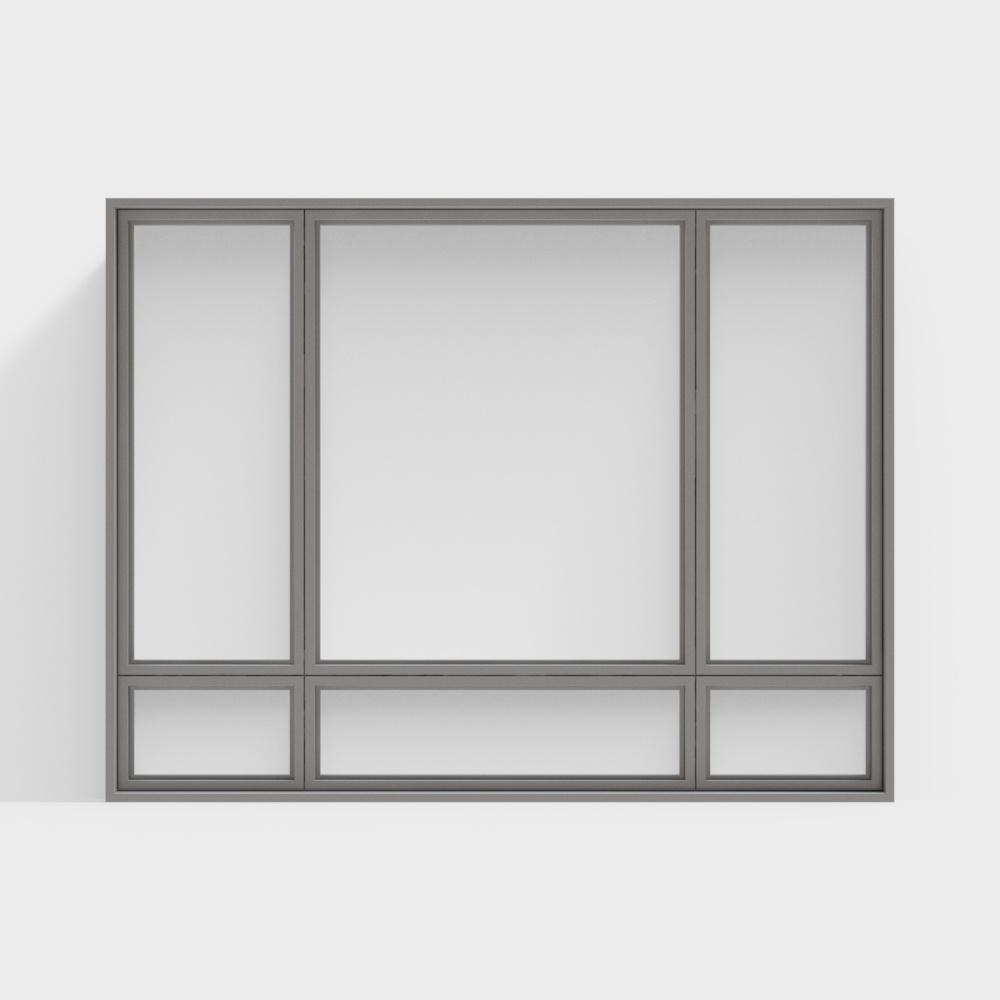 铝合金窗3D模型